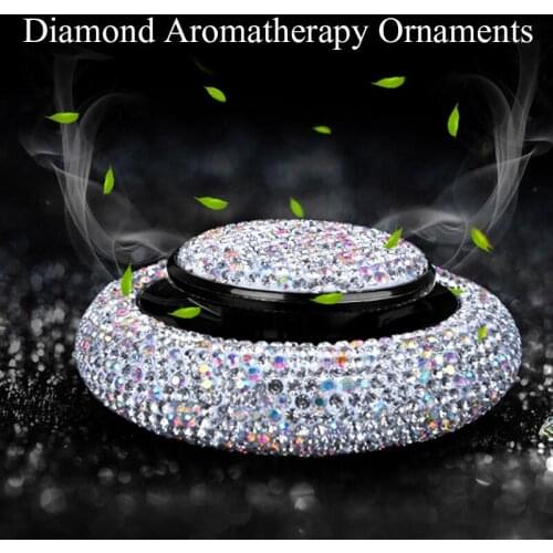 Crystal Solid Aromatherapy Perfume seat Car Home Deodorizing Scent Air Freshener Fragrance For Homes drilling perfume styling