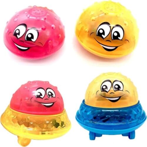 Bath Toys Spray Water Light Rotate With Shower Pool Kids Toys For Children Toddler Swimming Party Bathroom LED Light Toys
