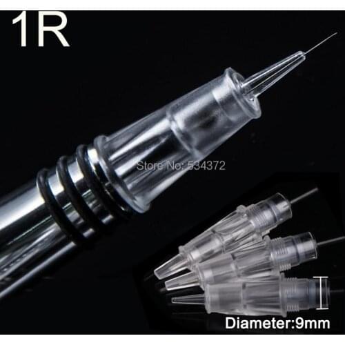 9MM 1RL Cartridges CHARMANT Eyebrow Lip Needle /Permanent Make-up Machine Eyebrow Lips Tattoo Needles