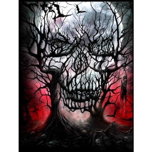 New Arrivals Horror ghost skull DIY Coloring Paint By Number Picture Painting By Numbers Surprise Gift Art Home Decoration