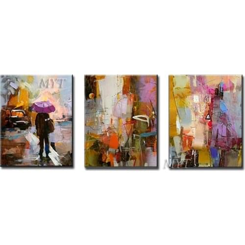 Wall Art Home Decor Picture Modern New Arrival Colorful Modern Abstract Oil Painting 100% Handpainted Unframe On Canvas
