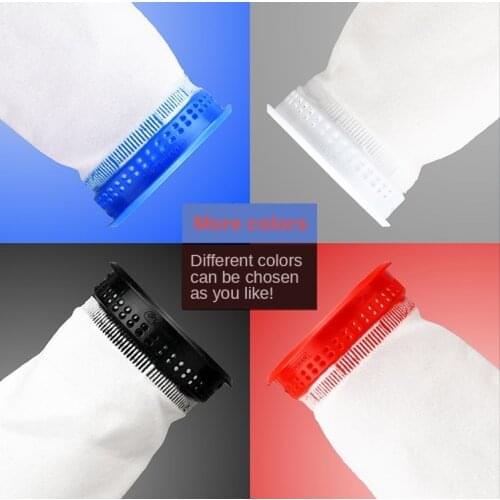 DW AQUARIUM VALUE PP COTTON NYLON FELT FILTER SOCK WITH PLASTIC RING 4INCH