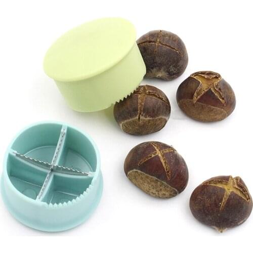 New Chestnut Cross Open Knife Home Sheller Walnut Pliers Plastic Nut Cracker Sheller Nut Opener Kitchen Tools Cutter Gadgets