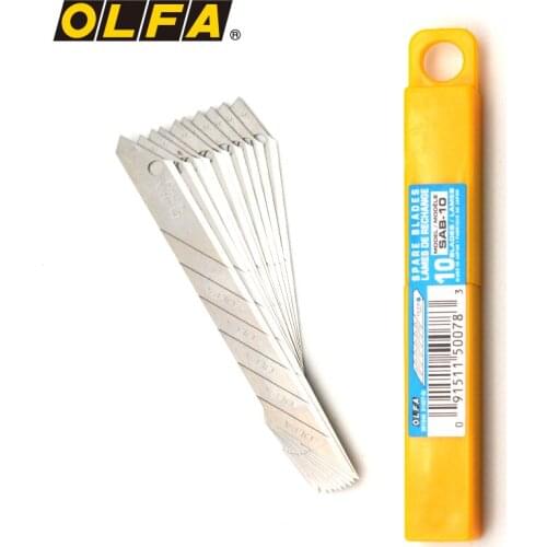 OLFA Japanese imported knives 30 degree angle 9mm utility knife sharp blade 0.38mm thickness, SAB-10