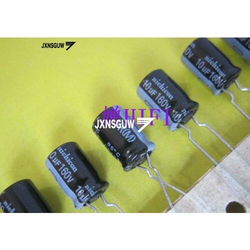 20PCS NICHICON VR 160V10UF 8X11.5MM 10UF 160V original Aluminum electrolytic capacitor 85 degrees 10uF/160V