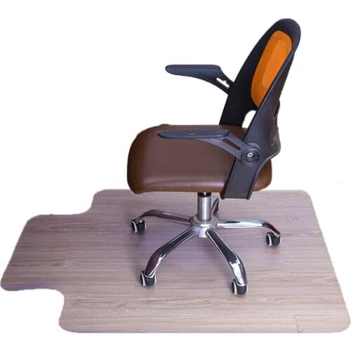 Transparent Plastic Floor Protect Mat Non-Slip Anti-Scratch Chair Cushion For Wood Floor In Living Room Study Office