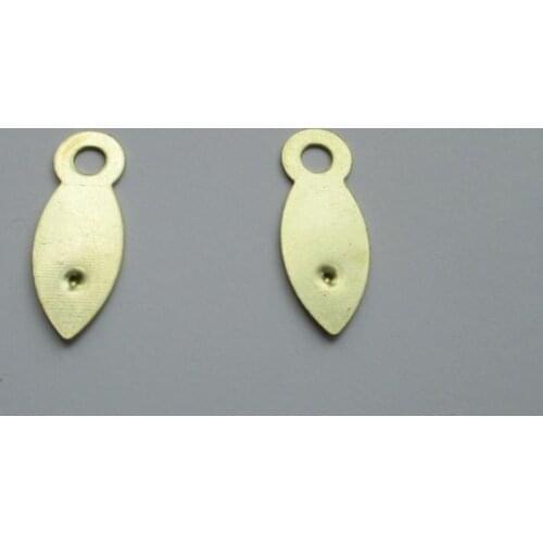 10000pcs/lot 8*21mm Brass Photo Frame Rotating Buttons Backplane Buckles Latches Scrapbooking Accessories Decorations