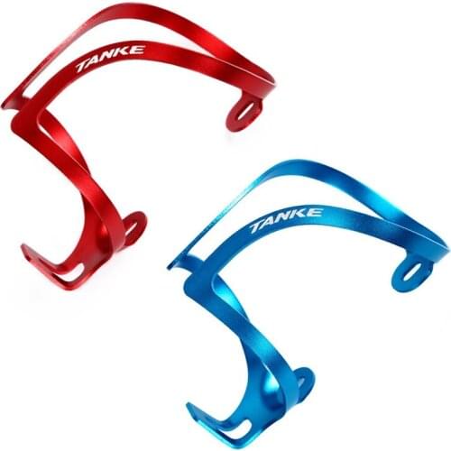 TANKE 2 Set Bike Bottle Cage Ultralight Water Holder Cycling Accessories For MTB Road Bicycle Red & Blue