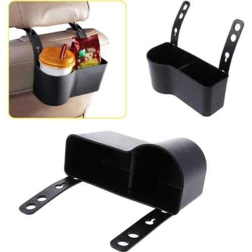 Car Headrest Seat Back Mount Organizer Cup Drink Holder Storage Box Universal
