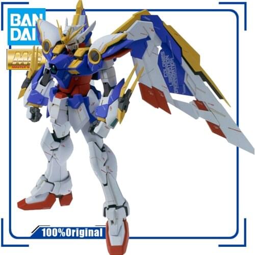 BANDAI MG 1/100 Model Wing Gundam Ver. Ka Kaart Versie Vliegende Vleugel Gemonteerd Tot Action Toy Figures