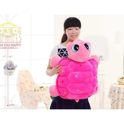 Free shipping ,stuffed animal toy , large 55cm smiley tortoise colourful stars turtle plush doll , Christmas gift w5895