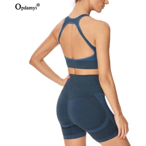 Seamless Sports Shorts Set Women Fitness Sport Outfit For Women Gym Trainingwear Yoga Shorts Set Sexy Bra Workout Suit Plus Size