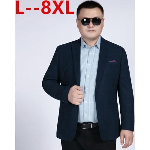 Plus size 10XL 8XL 6XL Vintage Plaid Blazer British Stylish Male Blazer Suit Jacket Business Casual One Button Blazer For Men