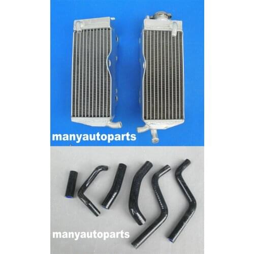 For Honda CR250R CR250 CR 250 R 90 91 1990 1991 aluminum radiator & black HOSE