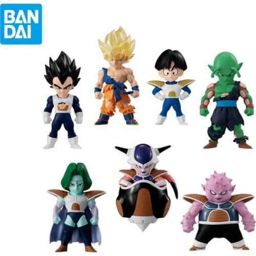 Bandai Dragon Ball Figure ADVERGE13 Son Goku and Others Anime Model Gift Anime Character PVC Doll Statue Collect Toy for Kids