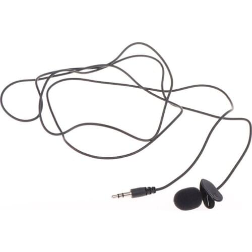 Clip Microphone Cable for Go Pro Hero 3 3+ 4 Sports Camera PC Laptop 1PC 3.5mm Active with Mini USB External Mic Audio Adaptor