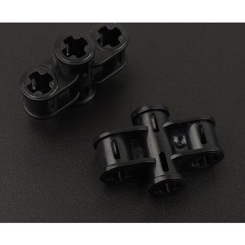 10PCS 11272 Axle Connector 2 x 3 Quadruple Building Block Accessories Parts MOC DIY Education Build Toys Bricks