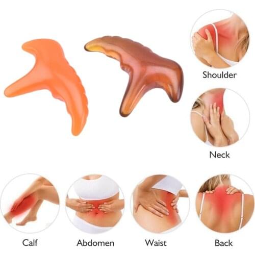 1PCS Beeswax Resin Massager Cone Needle Reflexology Massage Tool Foot Shoulder Back Neck Point Stick Body Massage Tools