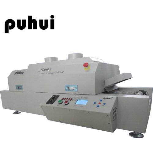 PUHUI T-960 Infrared SMT Small Smart Reflow Welding Machine Equipment LED Reflow Oven PCB Soldering IC Heater BGA Rework Sation