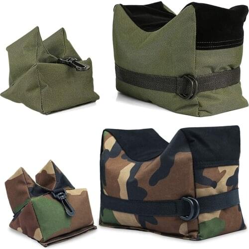 Shooting Rest Bags Unfilled Front and Rear Sand Bag Stand Holders Gun Rest Sand Bags Shooting Sandbag for Hunting