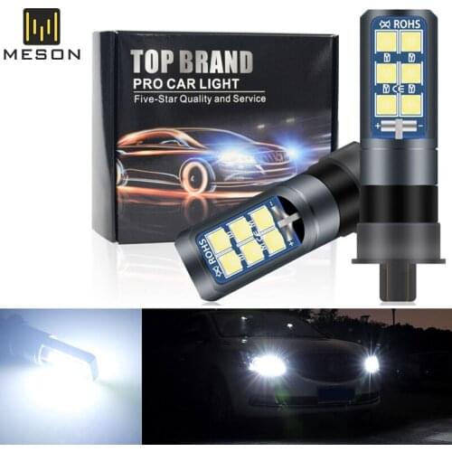2Pcs PW24W PWY24W CANBUS 3030 LED Bulbs 12 SMD For Audi BMW VW Volvo Mercedes-Benz Skoda Peugeot MINI DRL Daytime Lights White