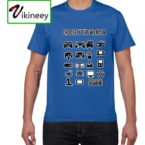 Choose Your Weapon Gamer Novelty Video Games Sarcastic Mens Funny T Shirt game fan Game Controller streetwear men tshirt men