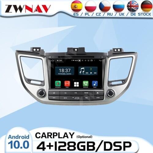 2 Din Android 10 Radio Receiver For Hyundai Tucson IX35 2014 2015 2016 2017 2018 2019 Auto Car Stereo Player GPS Navi Head Unit