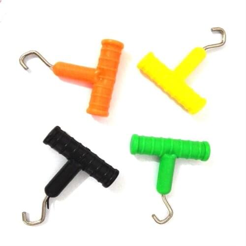 5pcs Fishing Sea Stainless Steel Knot Puller Tool Rig Making Carp Terminal Tackle Making Accessories