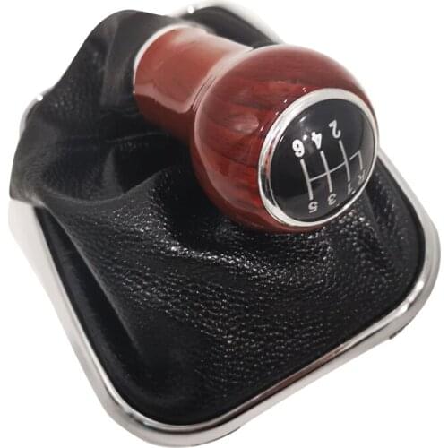 6 Speed Gear Shift Knob Gaitor Boot car styling for VW Golf Bora Jetta MK4 1999-2004
