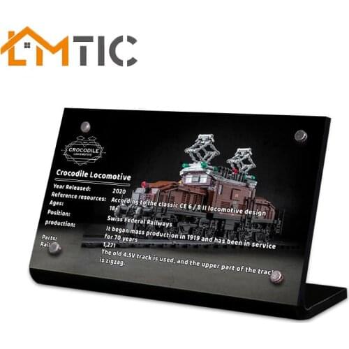 Acrylic display stand suitable for 10277 model classic recreating crocodile-shaped motorcycle. Gifts for children from the brand