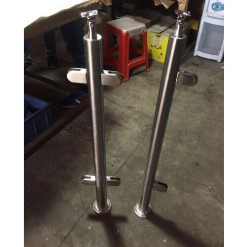 Freeshipping 950mm SJC5085 stair armrest 201 stainless steel guardrail railing brushed solid small cross-bars steel wire