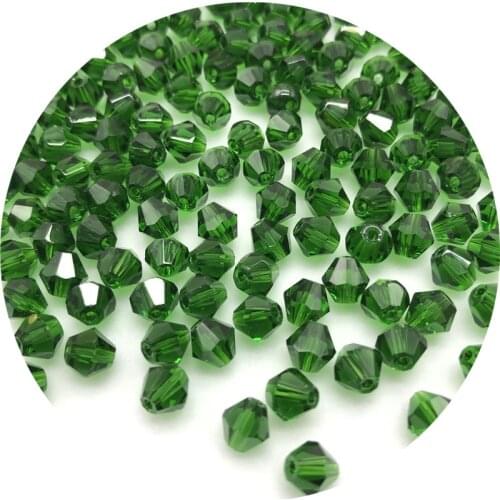 4/6/8mm Shiny Crystal beads Bicone Beads Glass Beads Loose Spacer Beads for Jewelry MakingDIY Bracelet Necklace #005