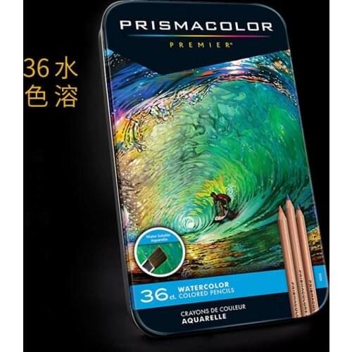 36 water color Prismacolor Premier Colored Pencil,hard Cores,Lightfast,Multicolor ,sanford Artist hand drawing sketch Pencil set