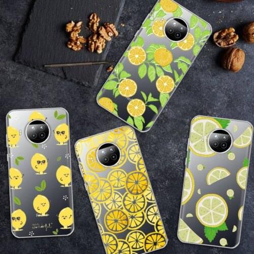 Lemon Fruit DIY Painted Beautiful Phone Case Transparent for Xiaomi mi Redmi note 10 t 8 9 pro lite 11 Samsung S 8 9 10 20