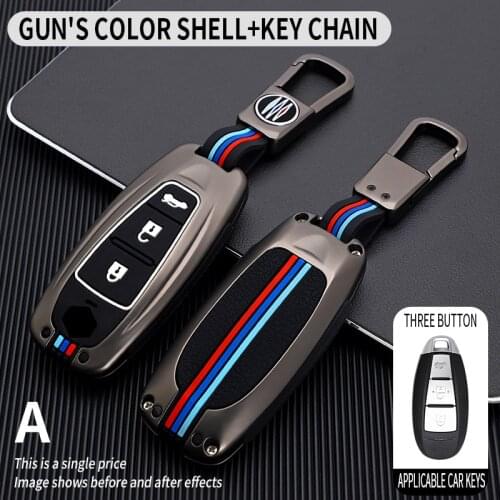 Metal Car Smart Key Case Cover Shell Fob For Suzuki Swift Sport SX4 S-Cross Maruti Ciaz Baleno Vitara Ignis Kizashi Accessories