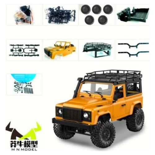 MN Model 1:12 D90 D91 RC car spare parts Power box Front and rear bridge Girder Tie rod/seat Drive shaft Steering piece beam