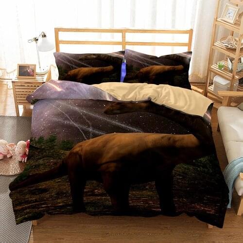 Bedclothes Winter Duvet Cover Sets Animal Full Size Bedding Bed Comforter EU Twin 135x200 US EU AU Double Single Size Bed Covet