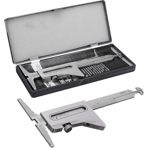 Welding Inspection Gage Tester Stainless Steel Hi-Lo Welding Gauge Metric Standard 0-32 mm Tester