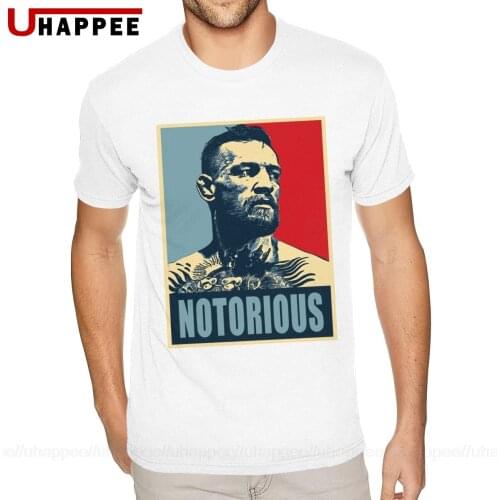 Pride Conor McGregor Tshirt for Men 4XL Short Sleeves Heavy Cotton O Neck T Shirt