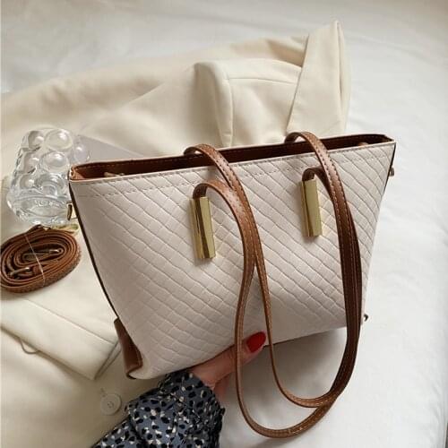 Pu Leather Shoulder Bag Women New Fashion Shopping Crossbody Bags Female Luxury Handbags Women Bags Designer Sac A Main Femme