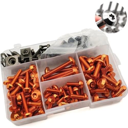 For Suzuki TL1000S tl 1000 GS1000 GS500E GSX250 GSX550 Universal Motorcycle Fairing Bolts Nuts Kit Body Fastener Clips Screw