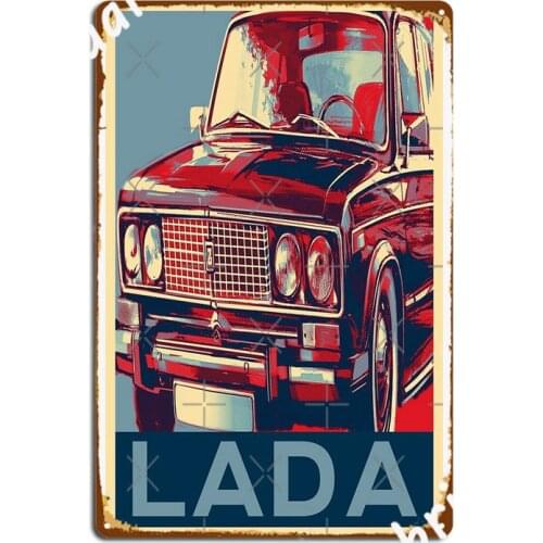Vaz-2101 Lada 1200 Metal Signs Cinema Kitchen Wall Classic Poster Tin sign Posters