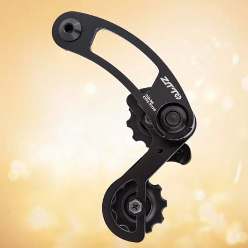 Bike Single Speed Bike Chain Tensioner Lightweight Rear Derailleur Chain Tensioner Bicycle Guide Wheel Cylcling Tool Replacement