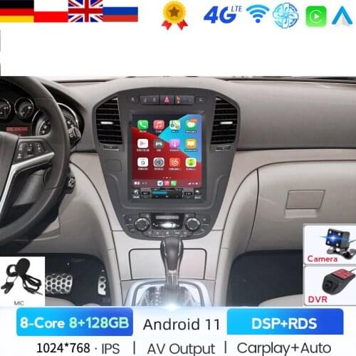 Vertical Screen Android 11 System Car Gps Multimedia Video Radio Player In Dash For Opel Insignia Buick Regal Navigaton Stereo