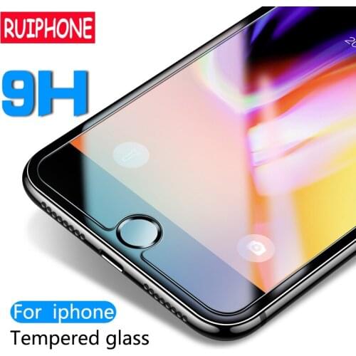 Tempered Glass for iPhone 6 6S Screen Protector for iPhone 7 Plus Glass Film for iPhone 8 plus X SE 5 5S Tough Protection 4 4S