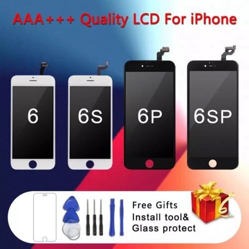 Suitable for iPhone 6S 6 7P 8 Plus high quality AAA +++ LCD LCD display 3D touch screen digitizer component replacement Pantalla