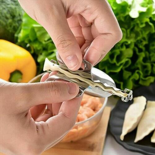 1 Set/7Pcs Stainless Steel Dumpling Maker Dough Cutter Pie Ravioli Dumpling Mould Kitchen Pastry Tools Accessories Cutting Tool