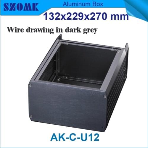 19 rack inch aluminum box electrical junction box 19 inch Rack distribution case housing 132(H)x229(W)x270(L) mm