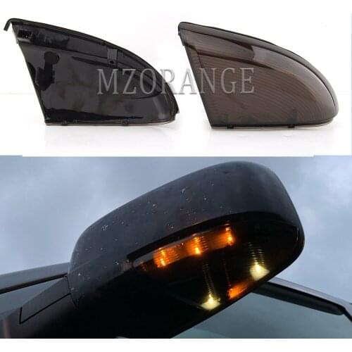 2pcs LED car Mirror Marker indicator For Dodge Ram 1500 2500 2009-14 Parking Light Amber LED Turn Signal Light rearview lights