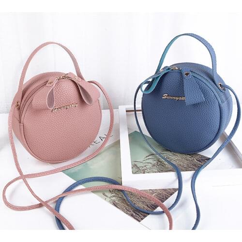 2020 Small Circular Bag New Fashion Single Shoulder Slung Mobile Phone Ladies Purse Womens Crossbody Messenger Bags Leopard